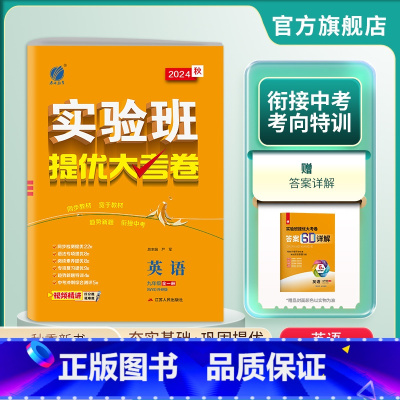 英语 九年级/初中三年级 [正版]2024年秋 初中英语实验班提优大考卷九年级全一册外研社 9年级全册WYS单元基础巩固