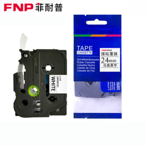 菲耐普 色带 PT-P750W 白底黑字24mm 个