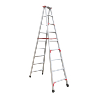 亿德宝铝合金人字梯3M B-6LR架