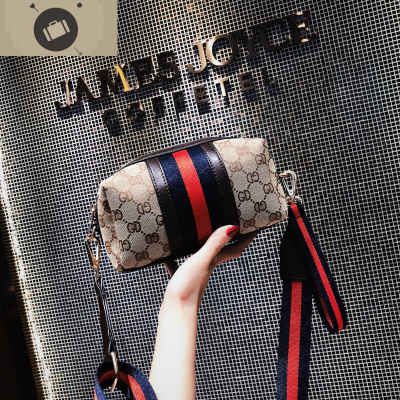 迷你包女2020新款欧美时尚手拿包帆布手拎包女包百搭单肩斜跨小包艾狄伊娃手提包