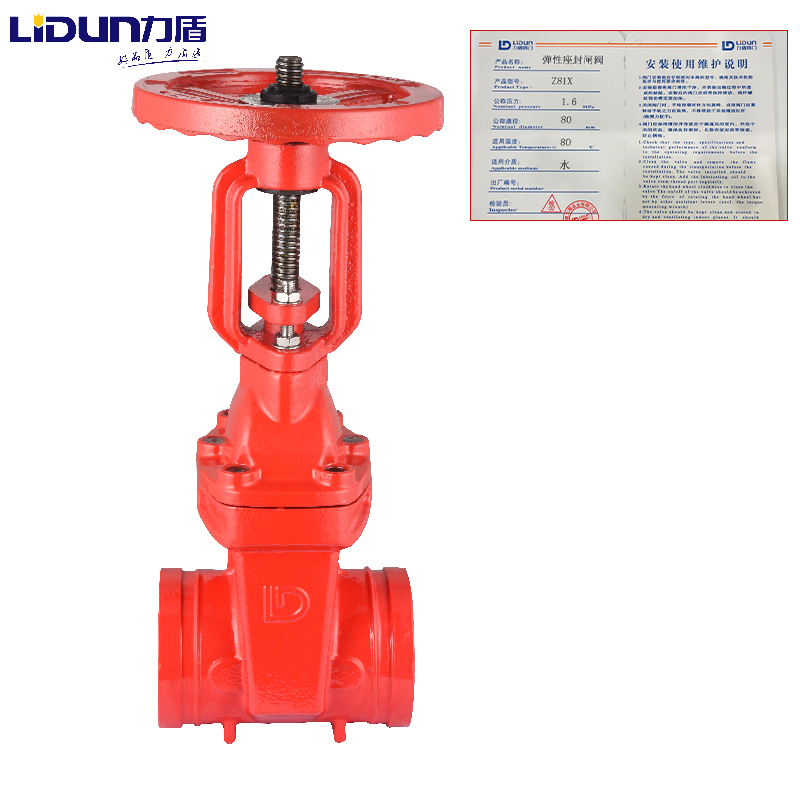 力盾 弹性座封闸阀 Z81X-16Q DN80 台