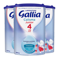 法国进口 Gallia佳丽雅 4段18月+标准配方婴幼儿奶粉900g[3罐装]