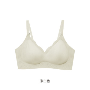 春夏新款软支撑提拉痕内衣女小胸聚拢文胸裸感隐形肤胸罩