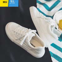 聚范2024夏季新款白鞋韩版潮流男鞋百搭休闲帆布板鞋布鞋小白潮鞋白鞋