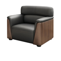 戴劲 办公沙发办公室接待沙发商务会客沙发沙发茶几组合 单人位沙发