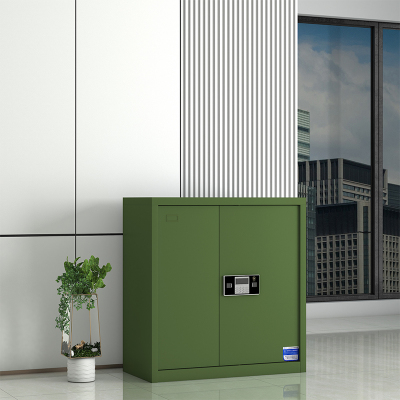 鑫星奈 XXN40615009 钢制保密柜保险柜保密档案资料柜 绿色单节电子锁
