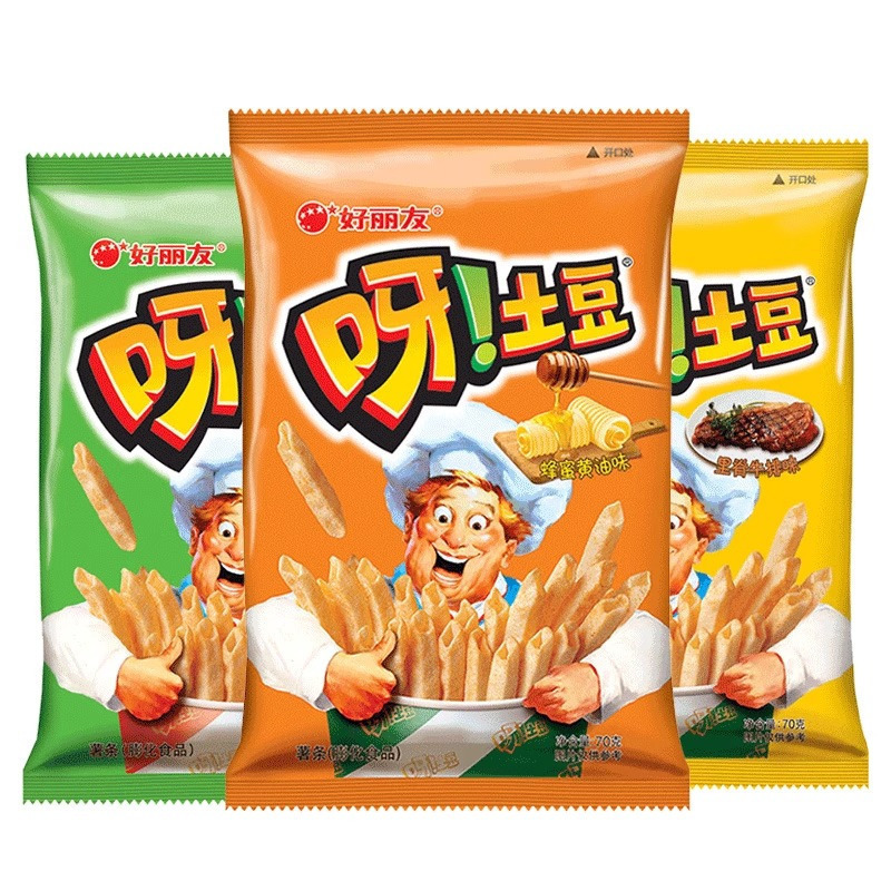 好丽友 呀土豆 混合口味 70g*2包