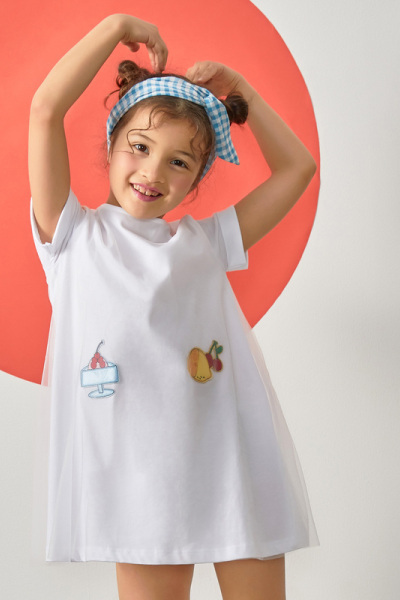 [2件2折价:36]Moomoo女童网纱连衣裙