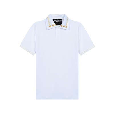 VERSACEJEANSCOUTURE范思哲男士棉质短袖POLO衫B3GWA7T636571