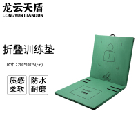 龙云天盾仰卧起坐训练垫仰卧卷腹训练垫折叠款牛津布体操垫两折200*100*5cm