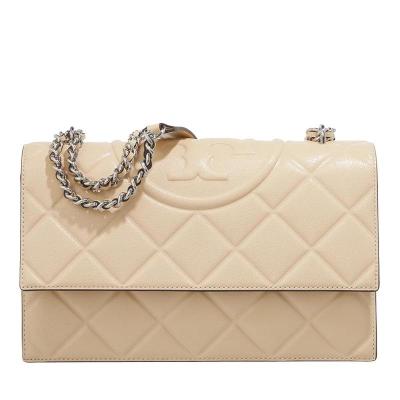 托里.伯奇(TORY BURCH)女士百搭可调节肩带翻盖手提单肩包柔软皮