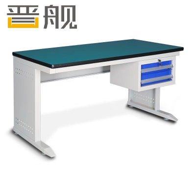 晋舰防静电工作台车间流水线操作台带灯工具桌操作台 1.2米单桌+抽屉