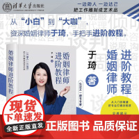 正版新书婚姻律师进阶教程 于琦 清华大学出版社 婚姻法-案例-中国-教材r