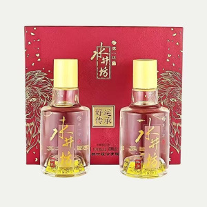 水井坊井台好运传承礼盒 52度浓香型白酒100ml*2瓶带赠品非卖字样