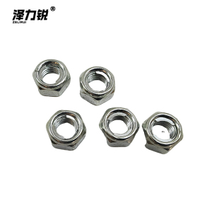 泽力锐 镀锌全金属锁紧螺母 M10mm 个