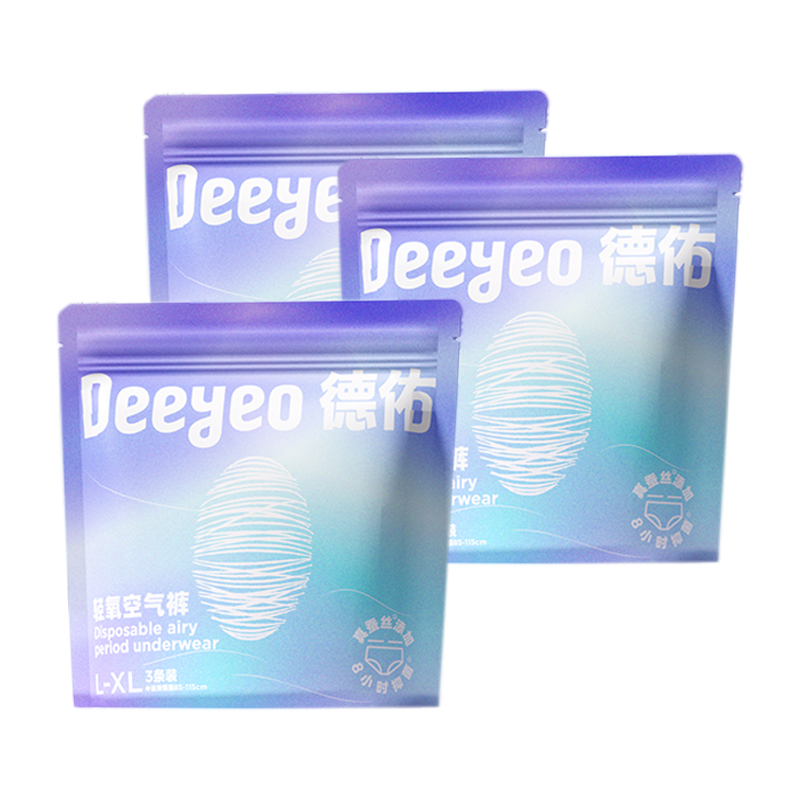 德佑卫生裤3片*3包轻氧空气女性LXL码2001DYTP042R03