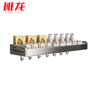 班龙毛巾收纳架单层个