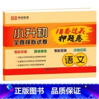 押题卷 语文 小学升初中 [正版]2023小升初真题卷语文数学英语人教版六年级下册必刷题模拟测试卷全套小学毕业升学总复习