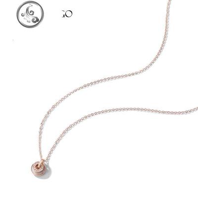 小众锁骨链项链女网红ins简约气质玫瑰金钛钢颈链饰品送闺蜜 JiMi