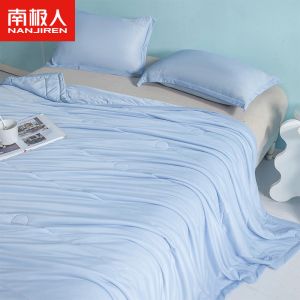 夏季冰丝空调被双人春秋薄被单人夏凉被学生宿舍可机洗