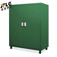金菲罗格铁皮储物柜多功能抽屉工具矮柜 绿色对开双门