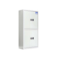 乙壬保密柜财务档案柜文件柜办公室资料储物柜保险柜电子密码国保锁通双节白色-国保密码锁