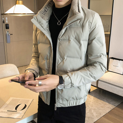 玥鸾(YueLuan)羽绒服男冬季新款潮流帅气潮牌羊羔毛领加厚保暖羽绒衣外套男装