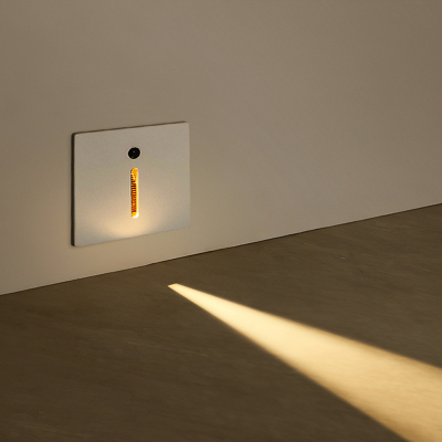 感应灯人体感应过道家用走廊楼梯智能踢脚线壁灯嵌入式86型地脚灯