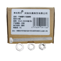 清玖熙月 不锈钢外六角螺栓组合4.8级 M10×40(50套/包) 包