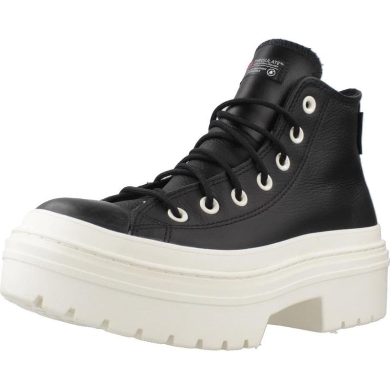 匡威(CONVERSE)匡威女款加厚防滑增高防水帆布板鞋潮流厚底休闲运