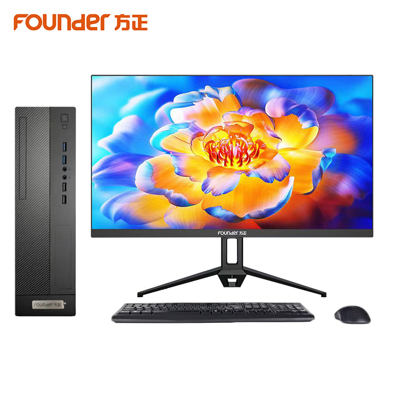 方正(Founder)台式机电脑PHZ1072A/兆芯KX-U6780A/16G/1T固态+1T固态/独显/27英寸