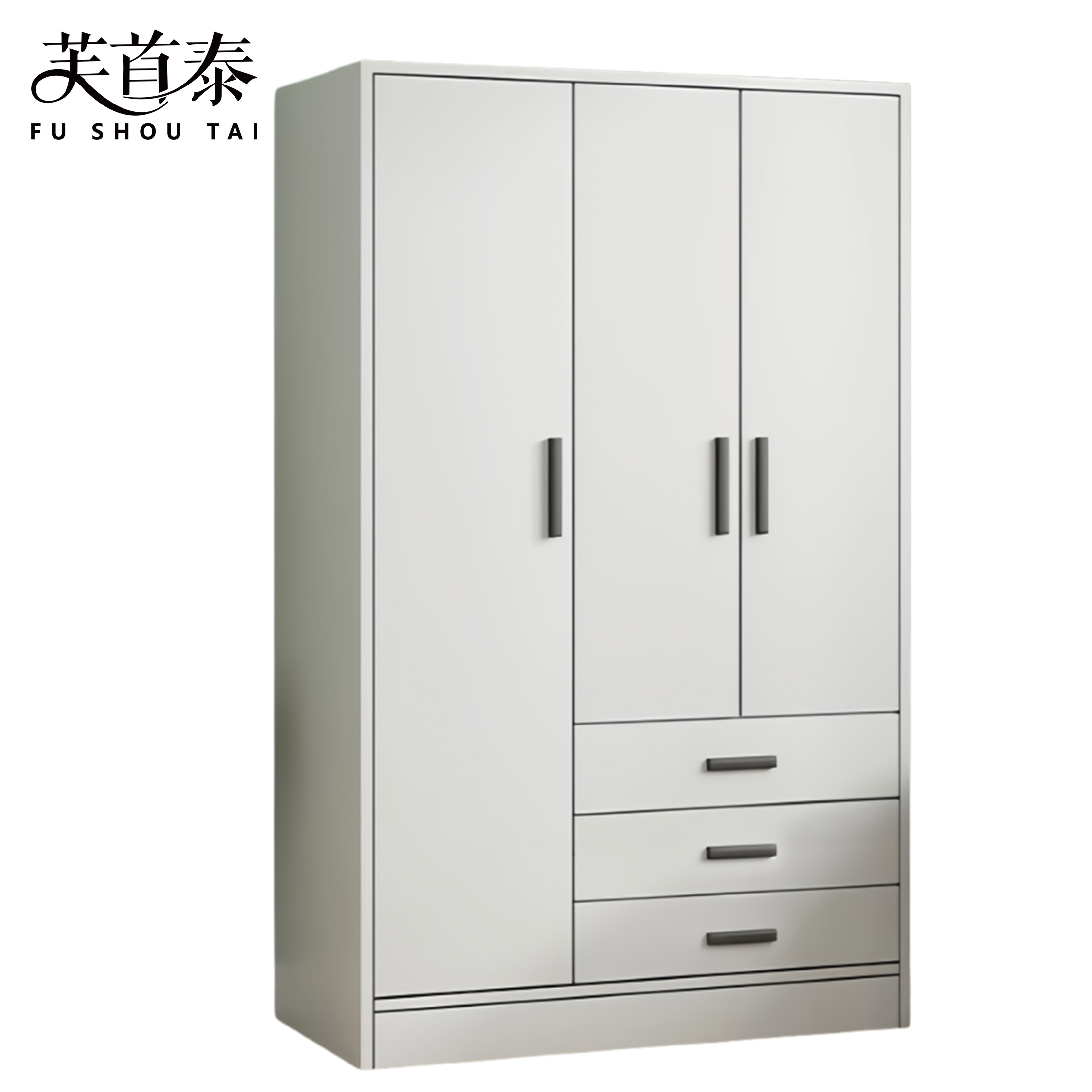 芙首泰三门三抽衣柜1000*450*1800mm个