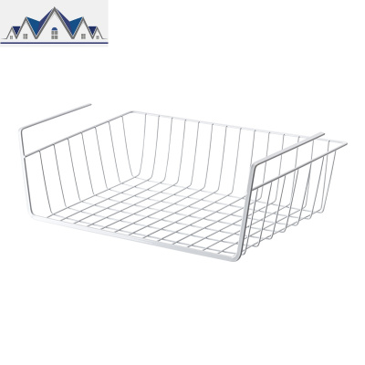 厨房办公室宿舍隔层置物架橱柜内隔板分层吊柜下挂篮收纳挂架 三维工匠