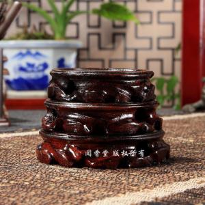 家柏饰(CORATED)圆茶壶垫紫砂壶茶壶底座茶托茶壶拖木垫茶具茶道配件摆件壶座