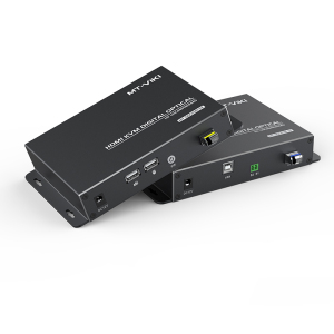 迈拓维矩MT-GD01HM 高清非压缩KVM光端机hdmi带usb键盘鼠标传输20公里带独立音频单模LC光纤延长器远程开