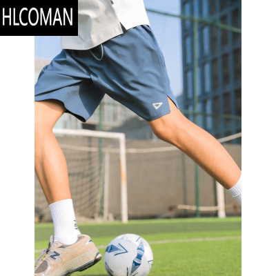 HLCOMAN吕小虎潮牌2024夏款轻薄凉感速干短裤男士休闲健身跑步透气五分裤