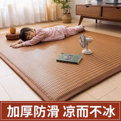 夏季凉席藤席新款夏凉垫榻榻米冰藤席加厚席子宿舍冰丝席竹席