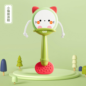 婴儿玩具0-1岁早教益智宝宝手摇铃抓握训练沙锤可啃咬拨浪鼓