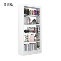 鑫锦兔图书馆书架阅览室货架资料档案架钢制书架单面五层主架