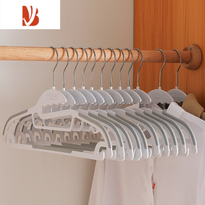 三维工匠衣架家用衣挂钩晒多宿舍学生晾衣服架衣撑撑子防滑衣架子