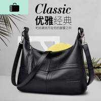 中年女包妈妈包2020新款单肩斜挎软皮婆婆大气大容量中老年女包包NEW LAKE女斜挎包