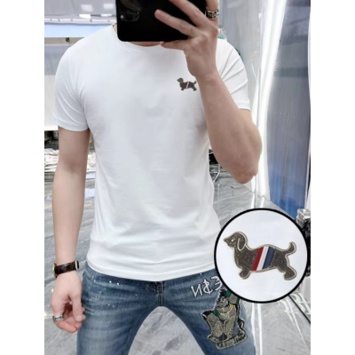 2026夏季新款圆领短袖T恤男潮牌内搭半袖上衣青年休闲套头体恤衫_883