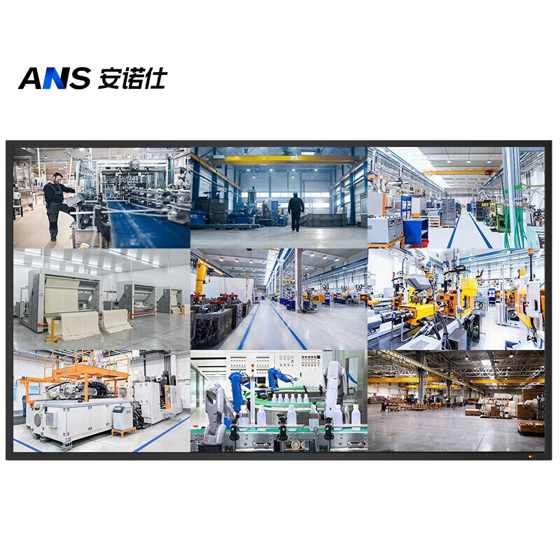 安诺仕55英寸4K高清壁挂工业监视器液晶监控显示器 安防视频监控显示屏ANS-HWG550