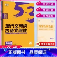 [正版]2025版 53语文 现代文阅读+古诗文阅读七年级全国通用版 5年中考3年模拟 53语文专项突破 七年级现代文
