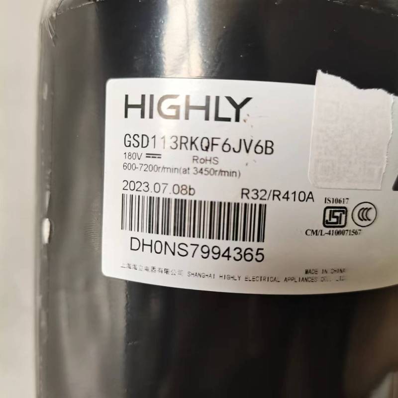 帮客材配 全新原件 P0970120839 52YN1NW 压缩机 GSD113RKQF6JV6B 收前验货