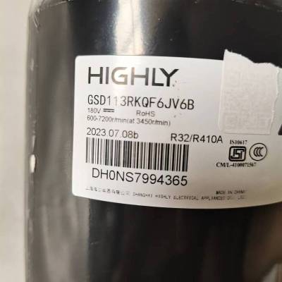 帮客材配 全新原件 P0970120839 52YN1NW 压缩机 GSD113RKQF6JV6B 收前验货