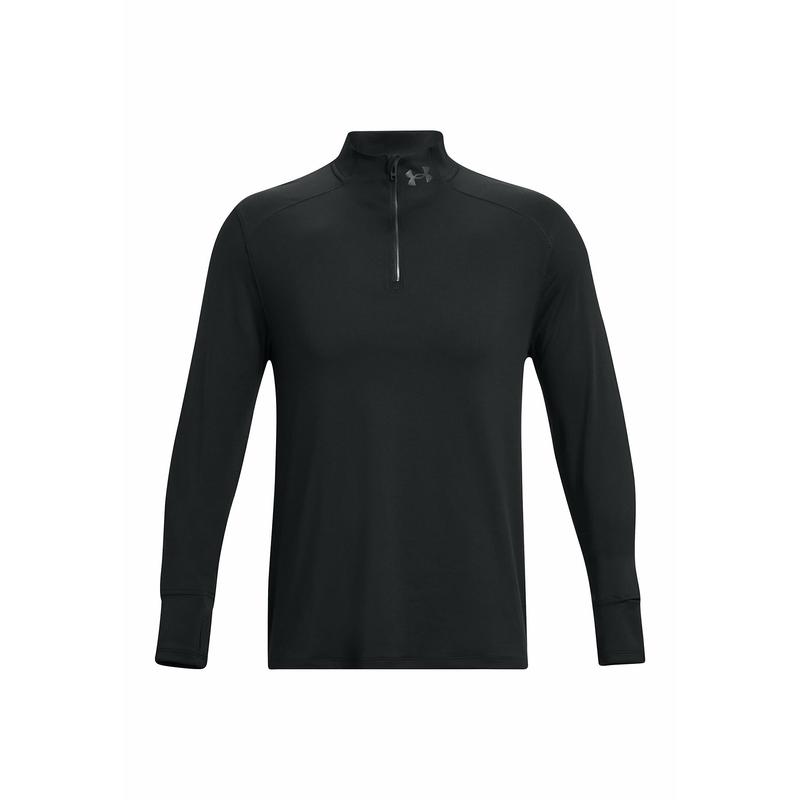 Under Armour男士长袖户外T恤立领快干训练跑步上衣运动服装