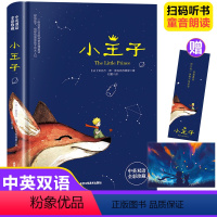 [中英双语]小王子 [正版]小王子书籍中英双语版学生经典童话故事书籍世界名著小学文学读物中小学生课外阅读彩图完整无删减原