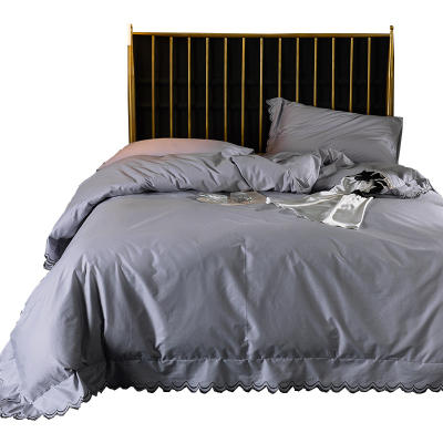 美帮汇被套四件套欧式风格全棉全棉廷风床上被单一米八床男士简约