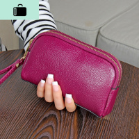 夏季妈妈买菜包短款女士钱包中老年双拉链手拿包包手机硬币小包NEW LAKE女手包